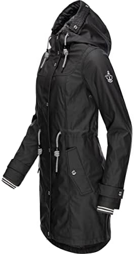 Peak Time L60042 transition outdoor rain jacket for lady with hood
